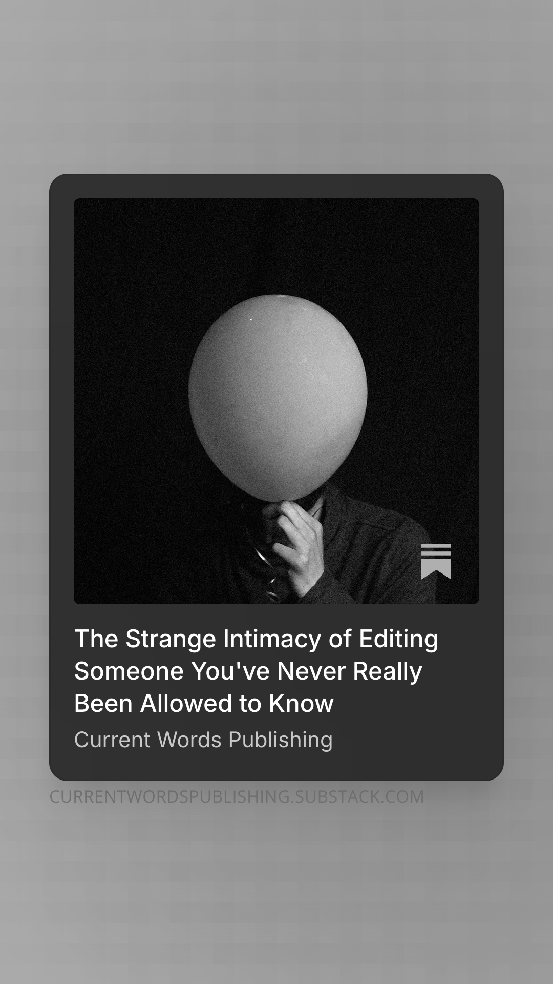 Where Did You Find Your Editor?